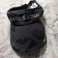 MARK & LONA サンバイザー カモフラ柄 ストーンロゴ レディースのサムネイル