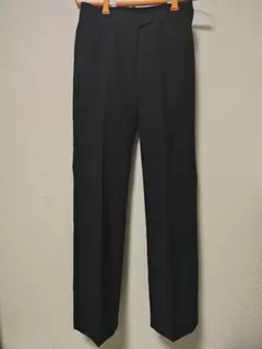 【美品】ブラック スラックス バックポケット付き