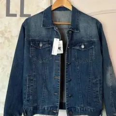 値下げ『新品　未使用』ブルーデニムジャケット レディース　LL