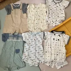 赤ちゃんの城　70cm 半袖　ロンパース