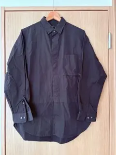 1950s未使用スウェーデン軍vintage グランパシャツ黒NOSドリスAPC