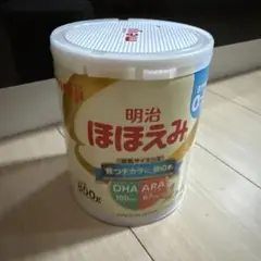 新品未使用明治 ほほえみ 500g 粉ミルク