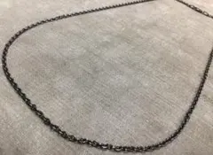 ヴィンテージ SV925 シルバーチェーンネックレス 細角 50cm 燻銀 VINTAGE sv925 シルバーチェーンネックレス 50cm 燻銀 細アズキ - メルカリ