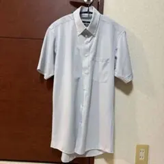 スーツセレクト　SUIT SELECT 4S 半袖ワイシャツ M ブルー系