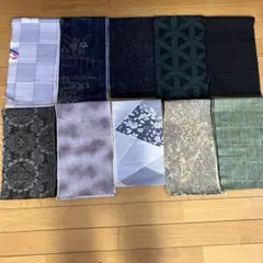 ほぼ紬　ハギレ　まとめ売り-a54