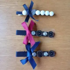 ヘアクリップ　3つセット