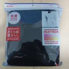UNIQLO ヒートテック極暖、クルーネックT(九分袖)：黒