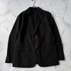 ✨美品✨ ユニクロ UNIQLOテーラードジャケット黒　ブラックXL
