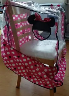 ミニーちゃん　ベビーカー用レインカバー