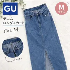 GU デニム ロングスカート タイトスカート M