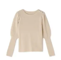 ビジュー付きニット