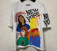 ZARA グラフィック アメカジ　スパンコール Tシャツのサムネイル