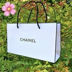 CHANEL ホワイトショップ袋 CHANEL ショップバッグ ホワイト - メルカリ