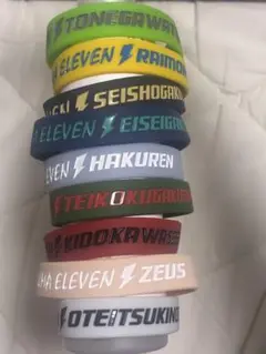 イナズマイレブン シリコンリストバンド 全9種 セット コンプ