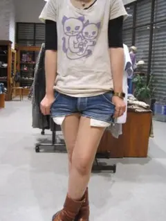Lee　デニム　ショートパンツ　バンダナ付き　タグ付き未使用品