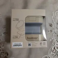 Hamee humor Qi2対応 2in1 ワイヤレス充電器 ベージュ
