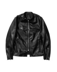 新品・未使用　A LEATHER RACER JACKET タグ付き 54