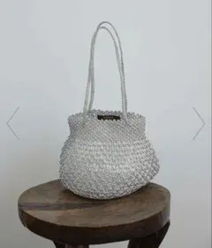 The Bagmati メッシュ トートバッグ シルバーのサムネイル