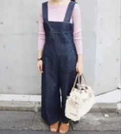 【美品】 IENA デニムサロペット Mサイズのサムネイル