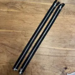 ririファスナー M8 TBC Ni FLACH 62.5cm 黒 逆開