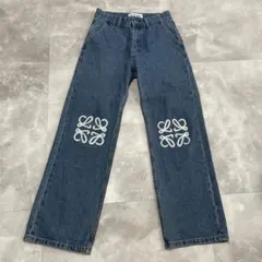 LOEWE ワイドレッグジーンズ ダークデニム