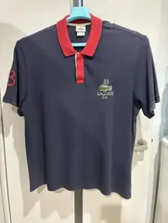 LACOSTE ポロシャツ ネイビー レッド サイズ8のサムネイル