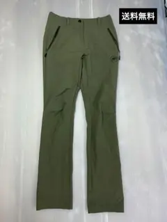 ♪MAMMUT オリーブ色 XS スリムフィットパンツ ポケット付き