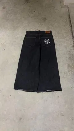 ザッツライフ　バギーデニムパンツ M