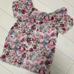 ビーラディエンス　花柄トップス　サイズMのサムネイル