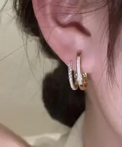 新品・未使用♡シンプル3連ピアス♡職場/デイリー/高見えプチプラ（万能アクセ）
