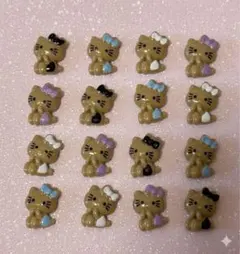 ネイルパーツ　キティ　日焼け