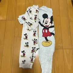 H&M ロンパース　ロンT ディズニー　ミッキー　新生児　60サイズ