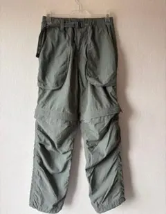 アンドワンダー オーバーサイズドカーゴパンツ グレー WS - メルカリ