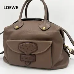 ロエベ メイ レザー 2way ハンドバッグ ショルダーバッグ W36