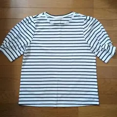 any SiS　ボーダー　カットソー　M　試着のみ　エニシス