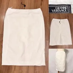 Gianni Versace ヴェルサーチ　タイトスカート　白　38のサムネイル