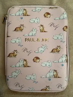 PAUL & JOE 猫柄 マルチケース ピンク