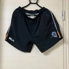 選手支給品 ラグビー クボタスピアーズ BLK ラガーパンツ 黒 エンブレム付き