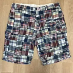 RED SEAM 刺し子 藍染 インディゴ パッチワーク ショートパンツ - メルカリ