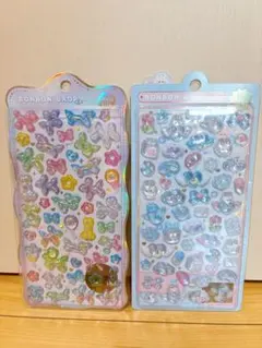 【正規品】 ボンボンドロップシール バルーン みずいろ うさぎ