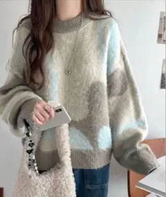 オーバーサイズニット