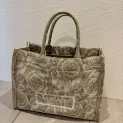 極美品】ヴェルサーチ バロッコ アテナ ミニトートバッグ ブラック