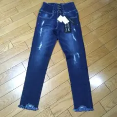 A VAIL MODE ハイウエストデニムパンツ　ネイビースキニー　新品未使用