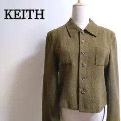 KEITH キース 日本製 ウールモヘヤジャケット M ブラウン 古着のサムネイル
