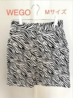 WEGO ゼブラ柄 タイトスカート Mサイズ