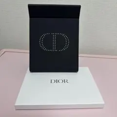 箱付き Dior ミラー鏡 ディオールCDロゴ卓上スタンドミラー キラキラ