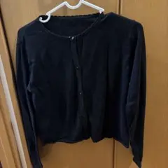 ブラック カーディガン サイズ150