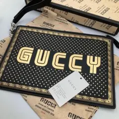 GUCCI グッチ guccy 財布 GUCCI × SEGA コラボ GUCCI × SEGAコラボ】GUCCY ラウンドファスナー 長財布 箱付 - メルカリ