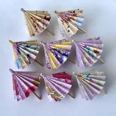 和傘　8本　和風折り紙2 ハンドメイド