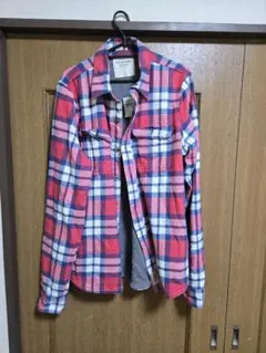 新品未使用 Abercrombie & Fitch チェックネルシャツ L